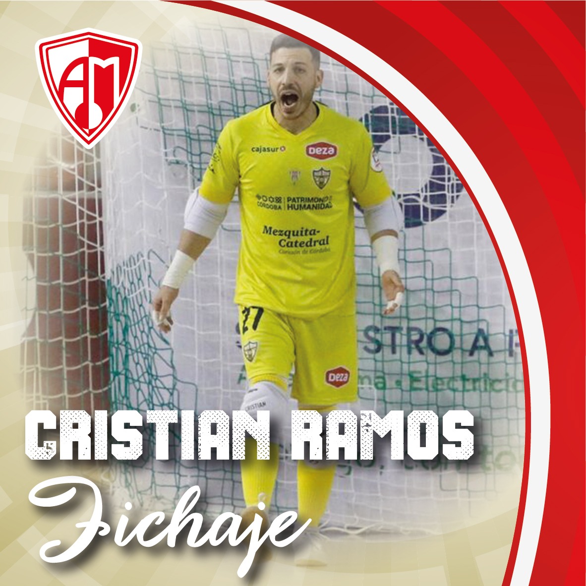 🔔🔔🔔¡Llega el primer fichaje!🔔🔔🔔

¡Ya está aquí <a href="/Cristian27Ramos/">Cristian Ramos</a>!

atleticomengibar.com/cristian-ramos…

#futsal #futbolsala #mengibar #jaen #rfef #rfaf #fjf #segunda