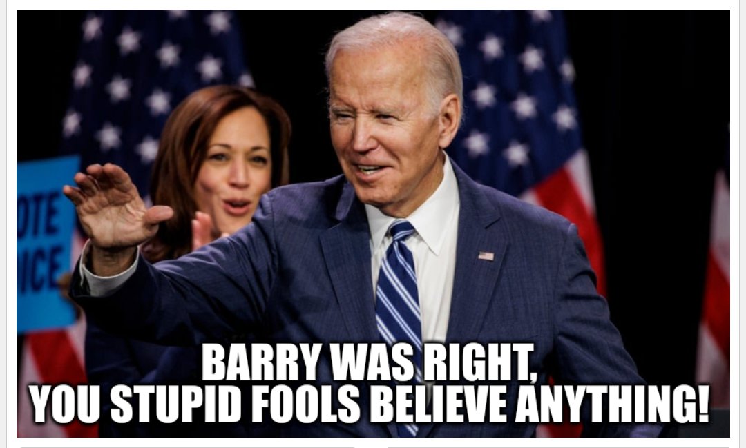 MarshGuy6's tweet photo. @patriot_hammer @BarackObama #obiden
#bidophiles
#freakshow
#electionfraud
#obozo
#ovomit
#mooch https://t.co/lsIz6pKoAN