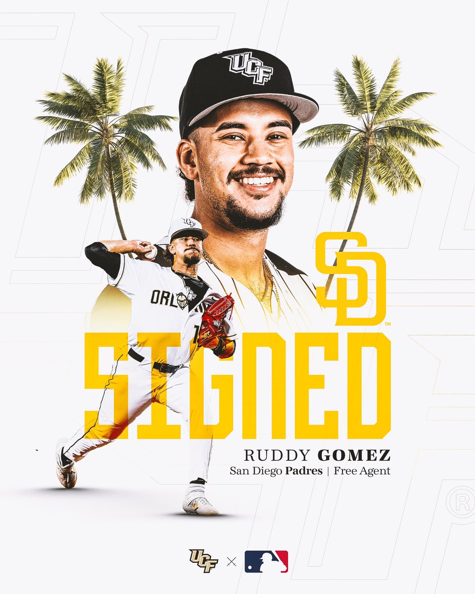 𝐊𝐧𝐢𝐠𝐡𝐭𝐬 ➡️ <a href="/Padres/">San Diego Padres</a> 

Ruddy Gomez is west coast bound! 

#ChargeOn ⚔️ #BringTheGold