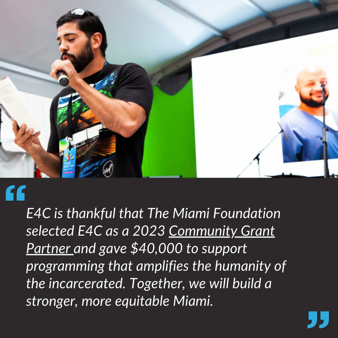 We're so thankful to have been selected as a community grant partner by the @miamifoundation for the second year in a row. Read our full announcement buff.ly/44g0Ai2