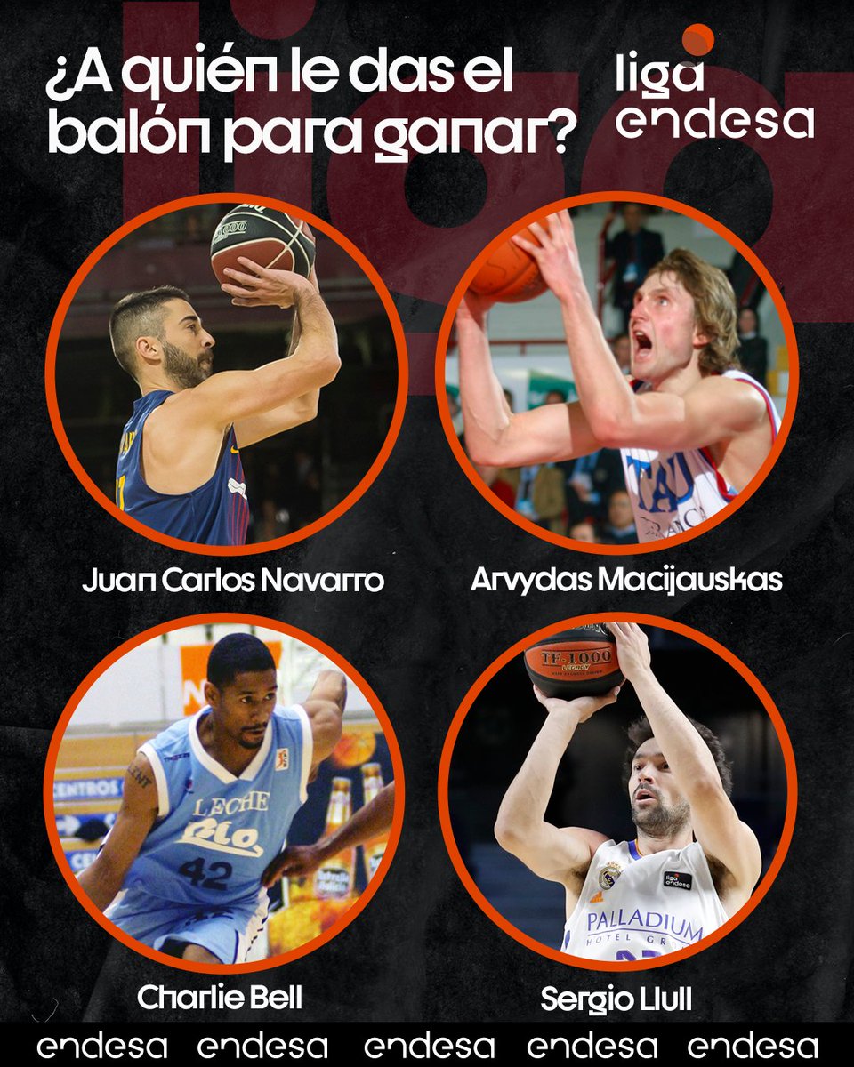 ACBCOM's tweet photo. 👀 Ya sea para tu 𝙥𝙖𝙘𝙝𝙖𝙣𝙜𝙪𝙞𝙩𝙖 𝙫𝙚𝙧𝙖𝙣𝙞𝙚𝙜𝙖 con los colegas oooo para un partido que decida todo un título de #LigaEndesa, hay tíos que son un seguro de vida...

Aquí van cuatro de ellos.

¿A cuál le darías tú el 𝙪́𝙡𝙩𝙞𝙢𝙤 𝙩𝙞𝙧𝙤? ¿Y vosotros, @basketlover? https://t.co/xfsnjMruEk