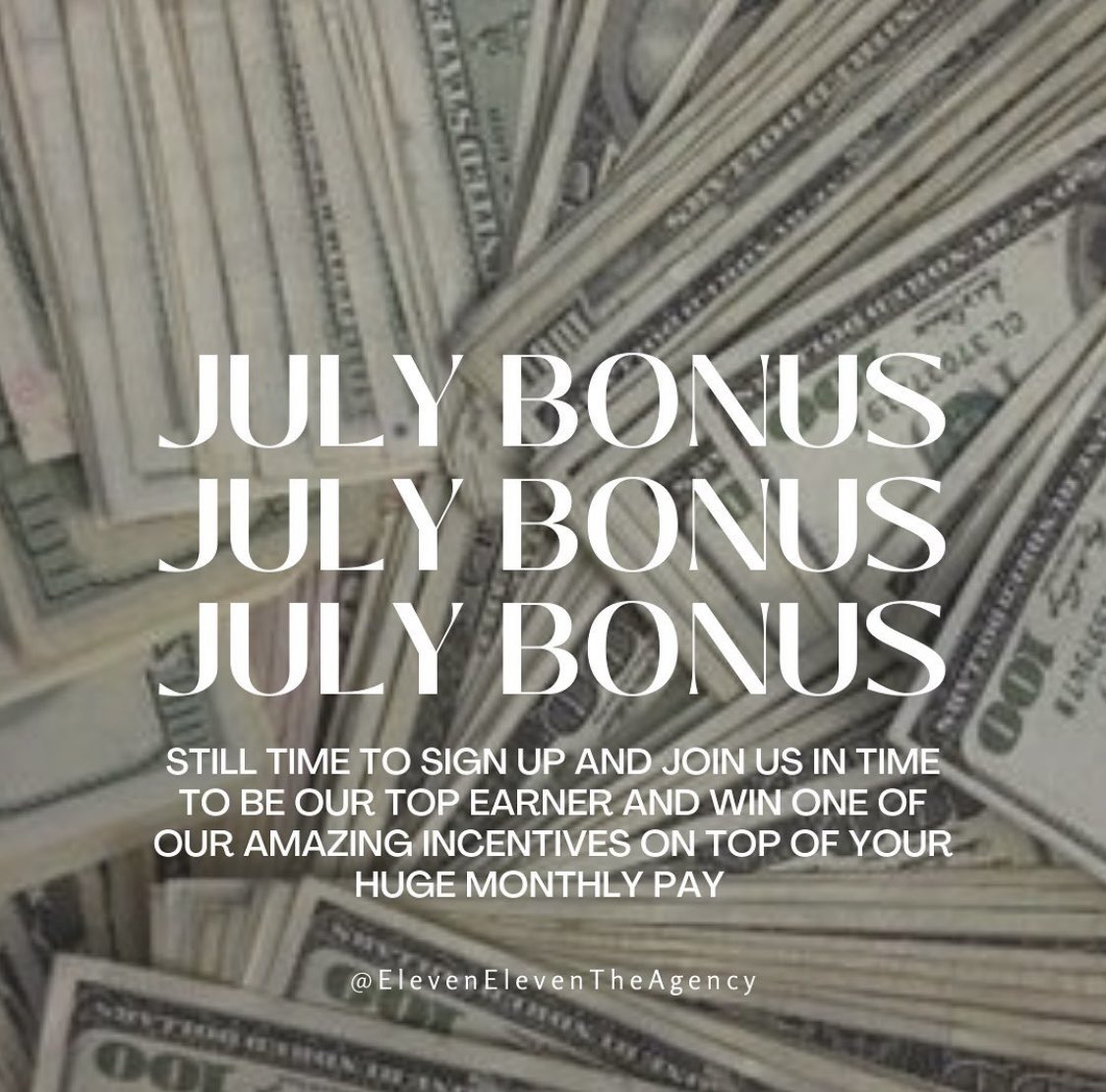 Eleventheagency's tweet photo. Sign up with us in July and you could still win our bonus ! #camgirl #adultwork #sw #onlyfans https://t.co/dB864Hqub9