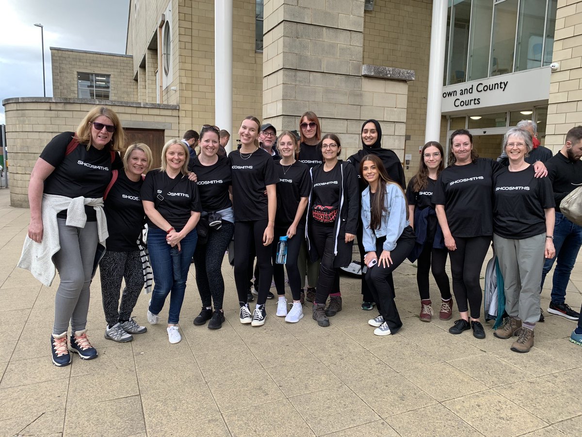 @ShoosmithsSI Northampton team are off on the 2023 Legal Walk