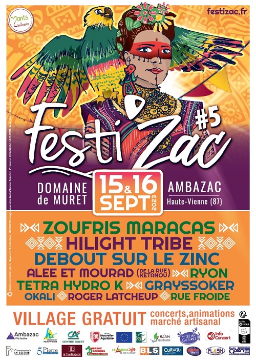 🎸🍂 Le @FestiZac donne le ton de la rentrée ! #Ambazac se prépare pour un week-end mémorable les 15 et 16 Septembre 2023. Alors, n’hésitez plus et laissez-vous tenter par l’aventure Festi’Zac ! 
👉 info-festival.net/festival/festi…  
#FestiZac #Ambazac #Septembre2023 #partenaire 🎸🍂