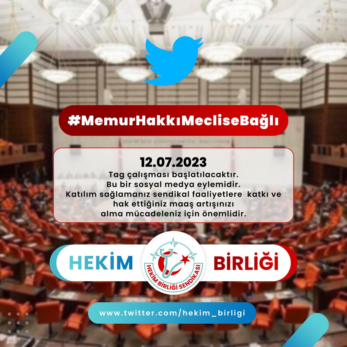 Hekim Birliği olarak TBMM’ye gelen memur maaş artışlarına ilişkin yasa tasarısının derhal revize edilmesini talep ediyoruz.

Sözde “ZAM” olarak lanse edilen %17,55  ve  seyyanen artışlar asla kabul edilemez. Bugüne kadar  uygulanan politikalar ile hekimlik zaten  yeterince