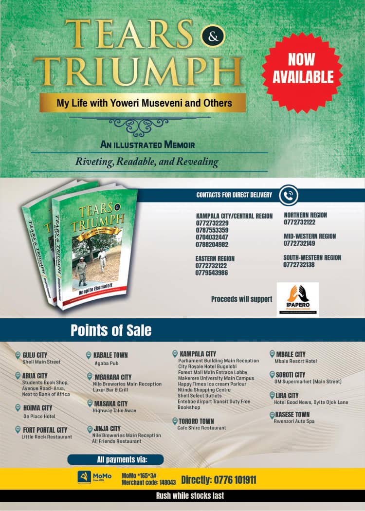 TEARS AND TRIUMPH: Copies now available on the Jumia App. Get yours at the tap of a screen today.