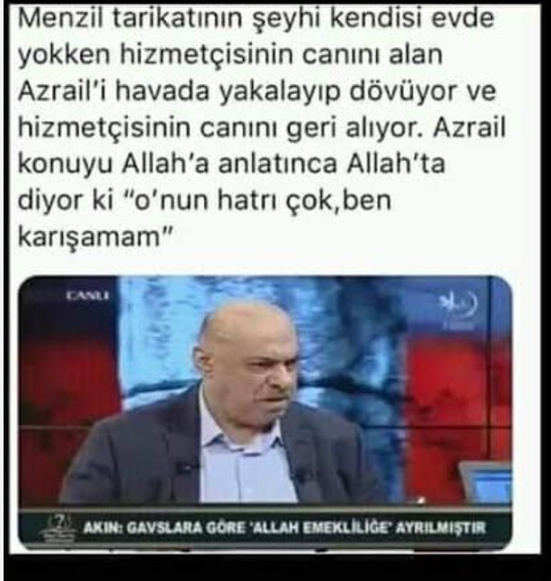 Koranavirüsle konuşup ülkeden kovan, hizmetçisinin canını azrailden kurtarıp ölüm meleğini dövdüğünü iddia eden şahsın tüm yeteneklerine rağmen 
tahtalı köye tayini çıkmış.
Allah adaletiyle muamele etsin...
Tahtı hangi yetenekli entariliye bıraktı acaba
