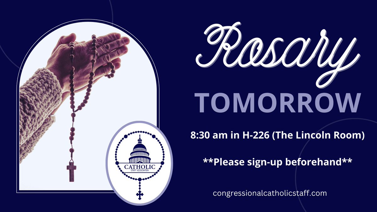 USCatholicStaff's tweet photo. Happy Sunday! Join us tomorrow or any fly-in day for rosary. We just ask that you please sign-up at this link: https://t.co/tBG1GvyEIb https://t.co/GB5pIpKPbb