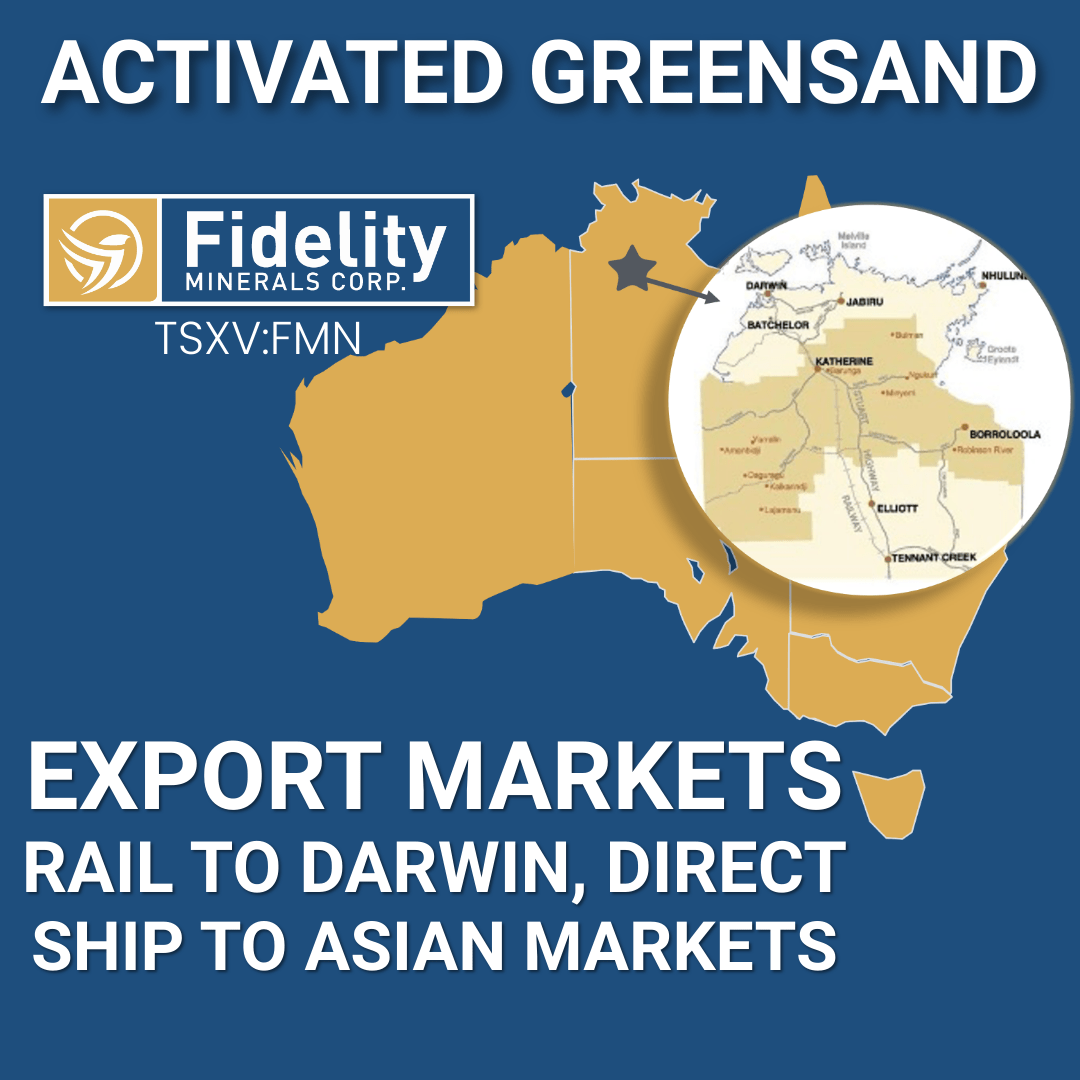 FidelityMinCorp's tweet photo. $FMN.V #tsxv #fidelityminerals #greensands #fertilizer #organic #glauconite #australia #florina #potash #phosphate #potassium https://t.co/lDLVbHX3W9