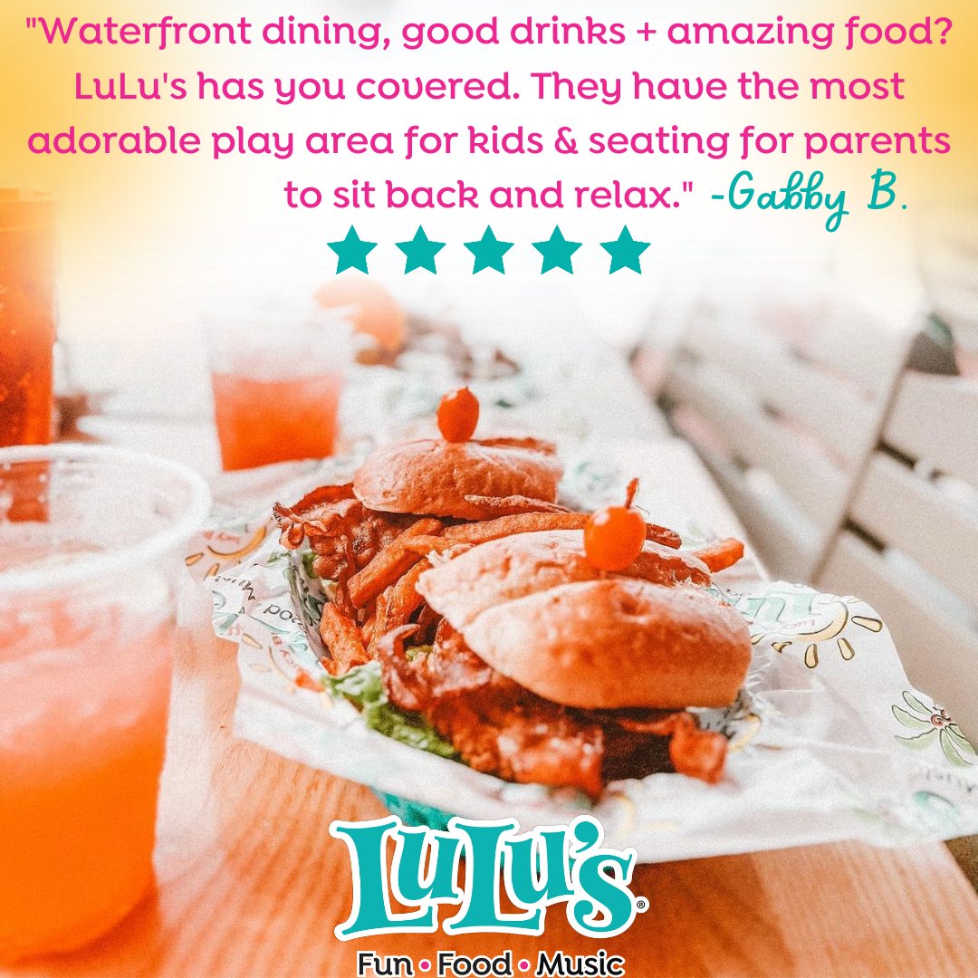 Thank you @gabby.bracey for the awesome review!! 😍 We hope to see you and your family again soon! 🌴☀️💚 #WhyLuLus #ThisIsWhy #FunFoodMusic