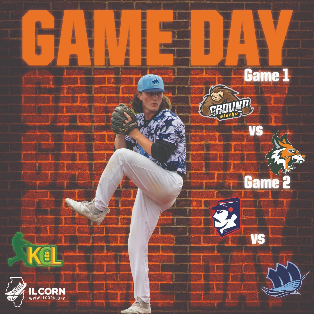 baseball_kcl's tweet photo. We're getting closer and closer to our KCL Championship!

⚾ Ground Sloths vs Bobcats (5:00 pm)
⚾ BlueCaps vs Merchants
🎟 https://t.co/Qhcl30jCyh https://t.co/cTsquxHpFr
