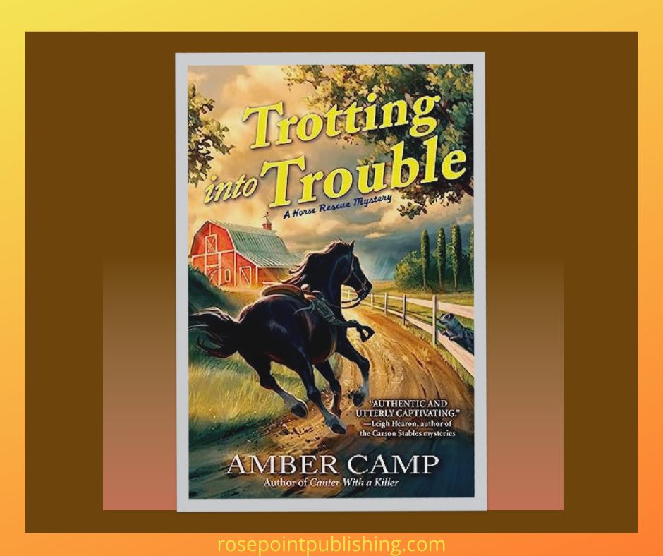 New Review--Trotting into Trouble by Amber Camp. Horse Rescue Mystery Book 2--Fun cozy animal mystery. Great characters, well-paced, plotted. Atmospheric rural setting kept pages turning.

#AmateurSleuthMysteries #CozyAnimalMystery #blogger #bookblogger

tinyurl.com/3jzcan9w
