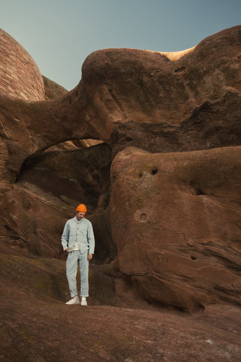 dirtyheads's tweet photo. Honored to have Imperfects send me their Indigo hickory stripe kit for the Red Rocks show! Go check em out https://t.co/nMM43Y9Bt5 #wishihadamac https://t.co/i9zS9G8nqO
