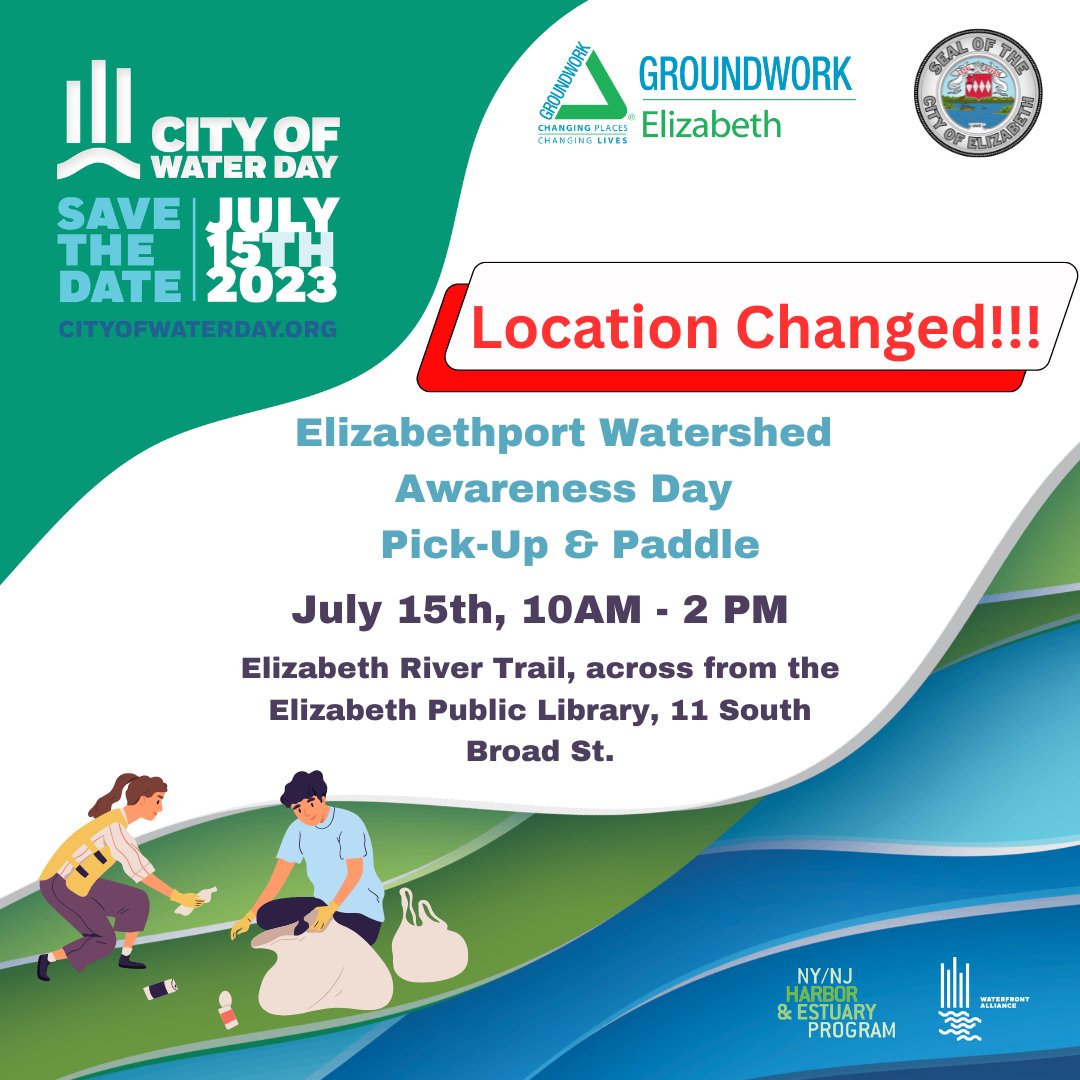 LeadingLightOSW's tweet photo. Can't wait to join @gwelizabeth's #CityofWaterDay celebration and #elizabethrivertrail cleanup on Sat! Thank you @OurWaterfront for your ongoing partnership and #resilience work -- and to @gwelizabeth, @cityofelizabeth for your dedication to building NJ's green youth #workforce! https://t.co/Mrmw0PhQfw