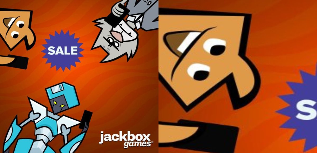 Fighting4Flower's tweet photo. @jackboxgames Oh GOD you gave them hands again and made it so much worse! I've never seen a company shoot itself in the foot by progressively showing off worse and worse translations of character designs.
I think you should cancel the pack and go into timeout to think about what you've done. https://t.co/2vECO70yLW