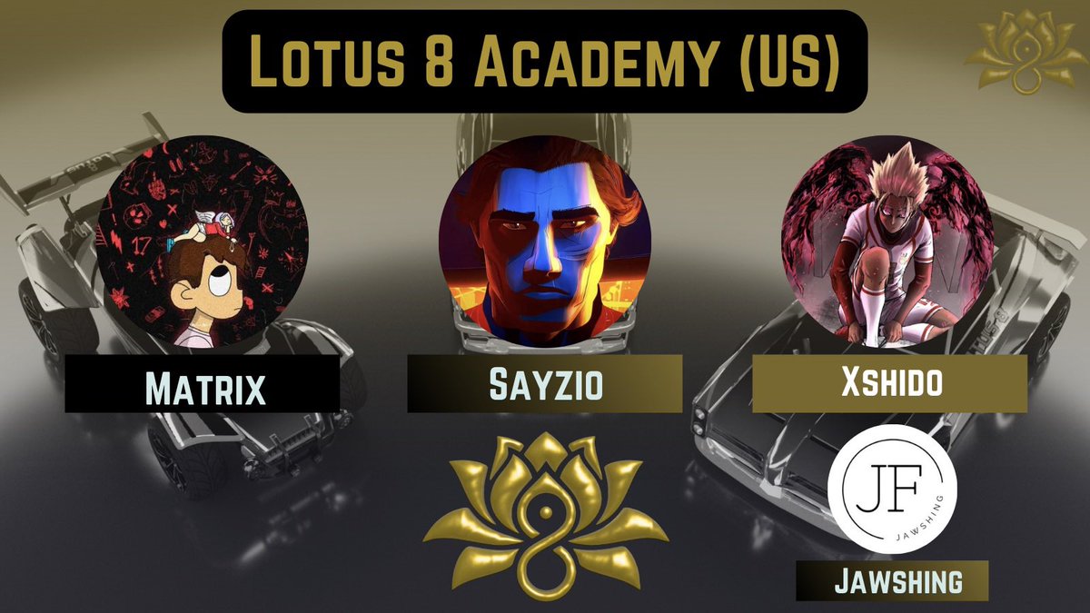 Welcome the Lotus 8 Academy 🇺🇸 squad! <a href="/Sayzio_/">Sayzio</a>  @26matrixx  <a href="/XShidoRL/">XshidoRL</a>  <a href="/Jawshing_/">jaw</a>  will be representing Lotus 8 and will be showcasing their talents for Collegiate scouts 🇺🇸🔥 #USA
