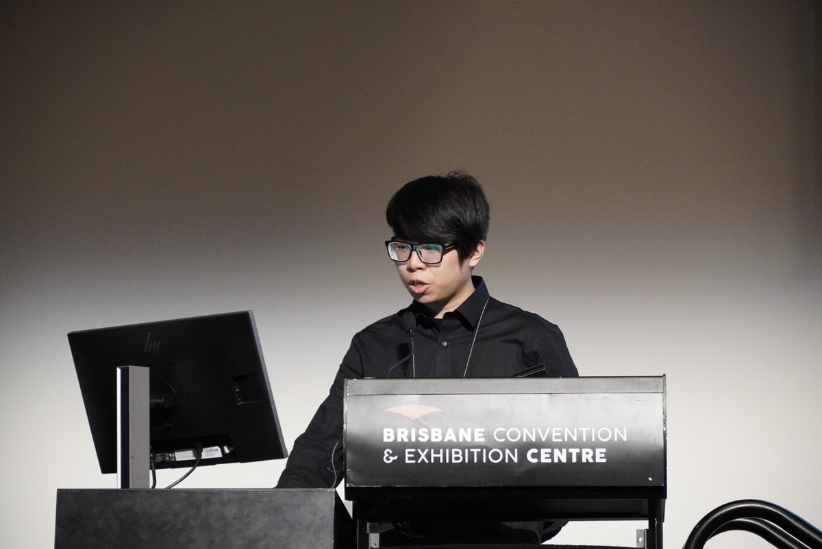 Wrapped up my oral presentation at #ISPGR2023 @ispgr in Brisbane, Australia, on our work for automated FOG assessments. Thanks to <a href="/eMediaResearch/">eMedia Research Lab</a>  and <a href="/PRO__Labo/">PRO-Labo</a> for their support! For more info, check out our two preprints: doi.org/10.1101/2023.0… and doi.org/10.1101/2023.0…