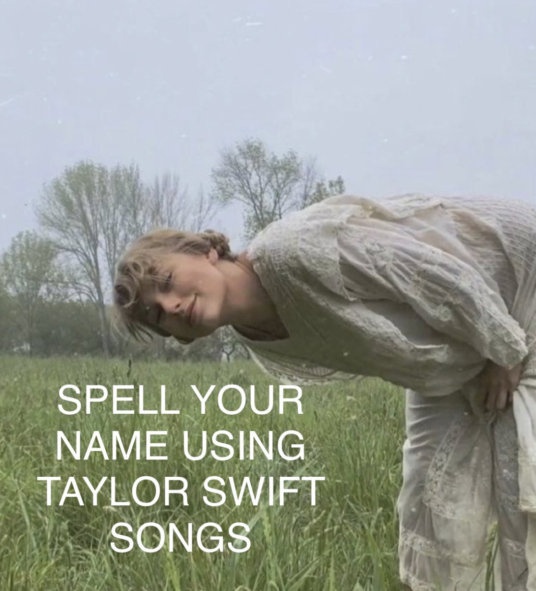 heyyy ya’ll this would be fun
do it :)
#TaylorSwift #TSTheErasTour #SpeakNowTaylorsVersion