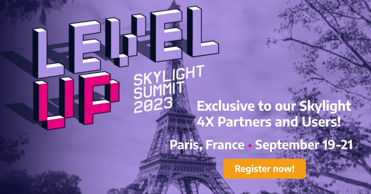 SergioBea4's tweet photo. Join us in Paris at our most engaging Skylight Summit yet! Get hands-on in the Skylight demo fair, hear insightful sessions with service assurance experts, and see how you can maximize your Skylight investment in new and exciting ways. Register now! >> https://t.co/OoPZ3XNbf9 https://t.co/343aUWFrqy
