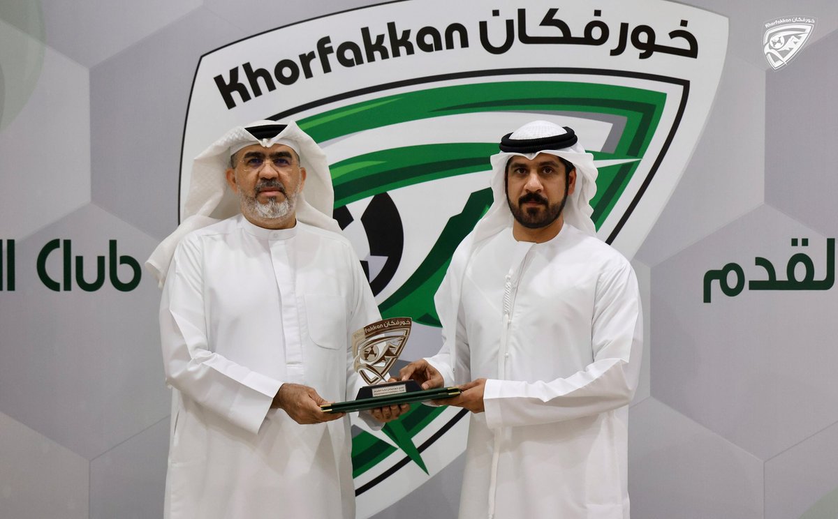 نتقدم بالشكر والتقدير للملحن الإماراتي ماجد عبدالله لمساهمته في إنتاج الهوية الصوتية لشركة نادي خورفكان لكرة القدم والتي تم الإعلان عنها قبل عدة أيام.