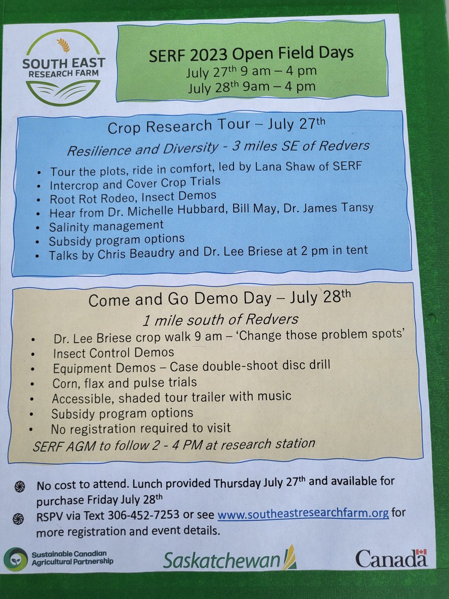 Lana at SE Research Farm tweet media