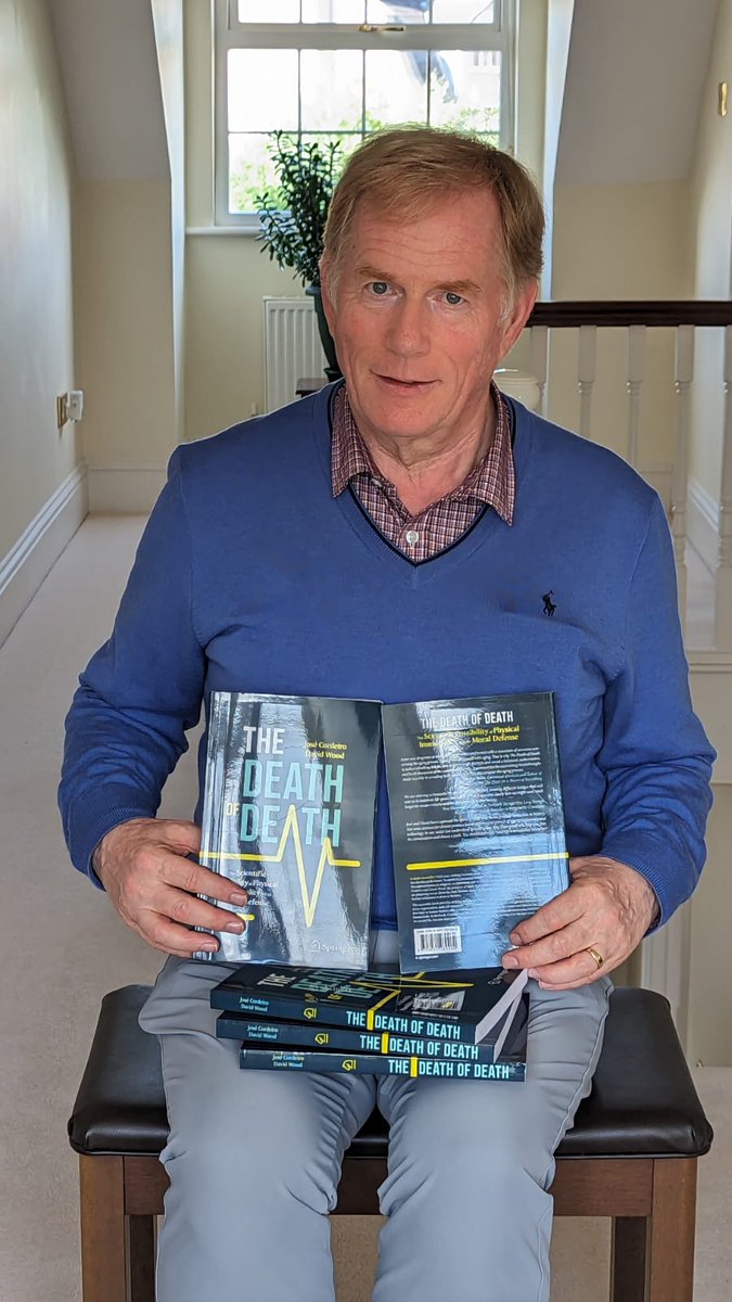 dw2's tweet photo. Celebrating the arrival of "The Death of Death" - my author's copies have reached me, thanks to Springer Publishing https://t.co/YlTZ185063 https://t.co/5rlttdSNpR