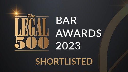 We’re delighted to report that we've been shortlisted for 8 awards at the Legal 500 Bar Awards 2023. Congratulations to the nominated members and teams 👏 bit.ly/46F08vv #L500awards <a href="/thelegal500/">The Legal 500</a>