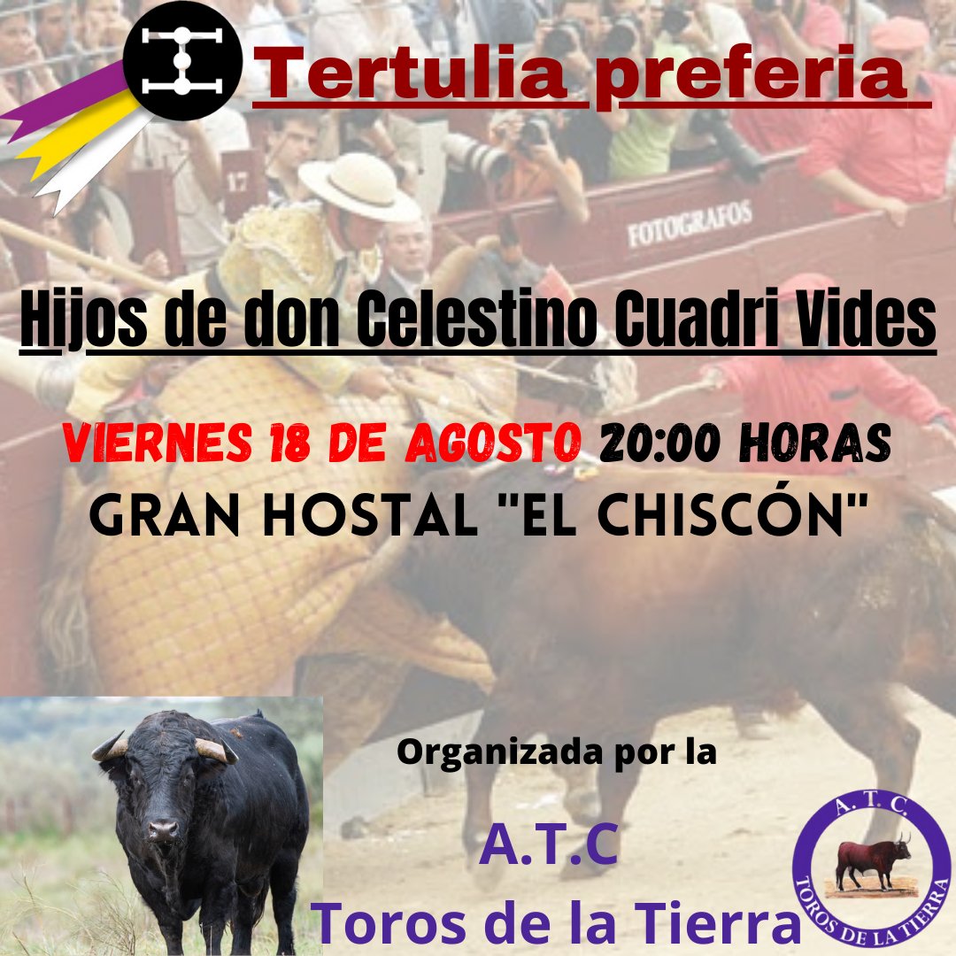 20manolete11's tweet photo. Muchas ganas de que llegue el día. @TorosDeLaTierra https://t.co/STSAZX9uqo