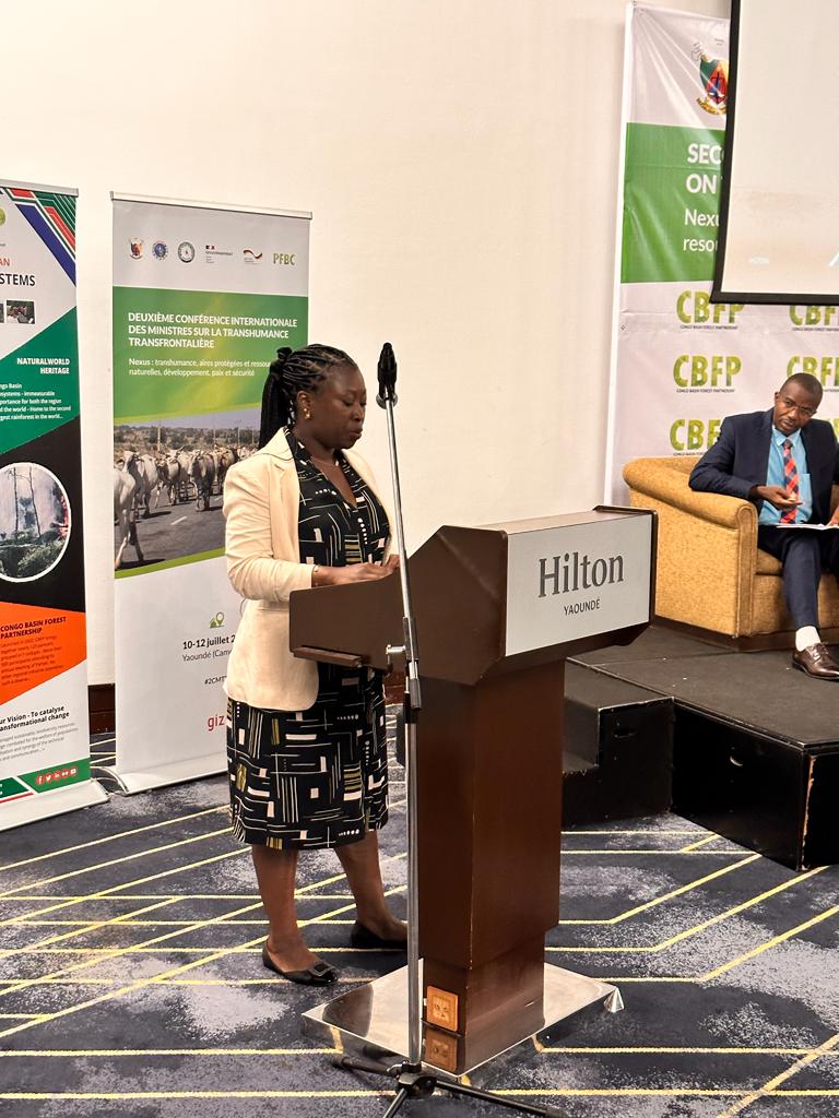 CAFISecretariat's tweet photo. "As 2 key bodies in the region, it is vital that we maintain and enhance alignment between @cbfp_pfbc & #CAFI🌳as we support the co-presidency of the #CBFP by 🇫🇷 & 🇬🇦."
From @AleroAdetugbo, @UKinCameroon 🇬🇧, during the Ministerial Conference on Transhumance, #Yaoundé 🇨🇲. https://t.co/O6LJ6Xo6LY