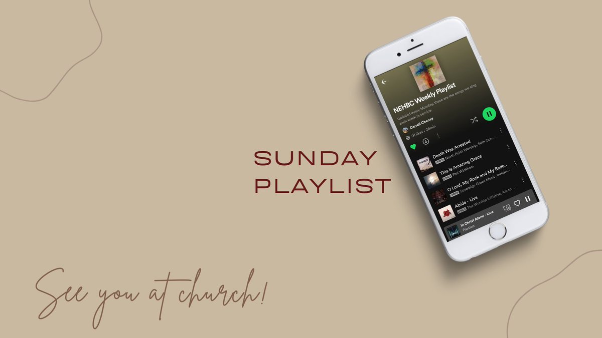 🎵 NEW SONG! 🎵

We will introduce "Abide" in service this week. Listen here spoti.fi/30wJ7Tp and keep it on repeat so you can sing it with us this Sunday!