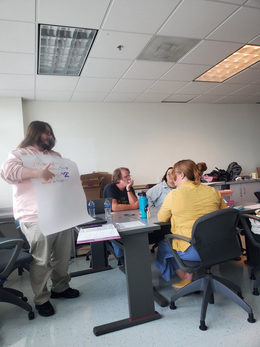 MathPrincessC's tweet image. At the @USF APSI. Teachers presenting their lessons from their curriculum. We&apos;re learning teaching strategies from each other.