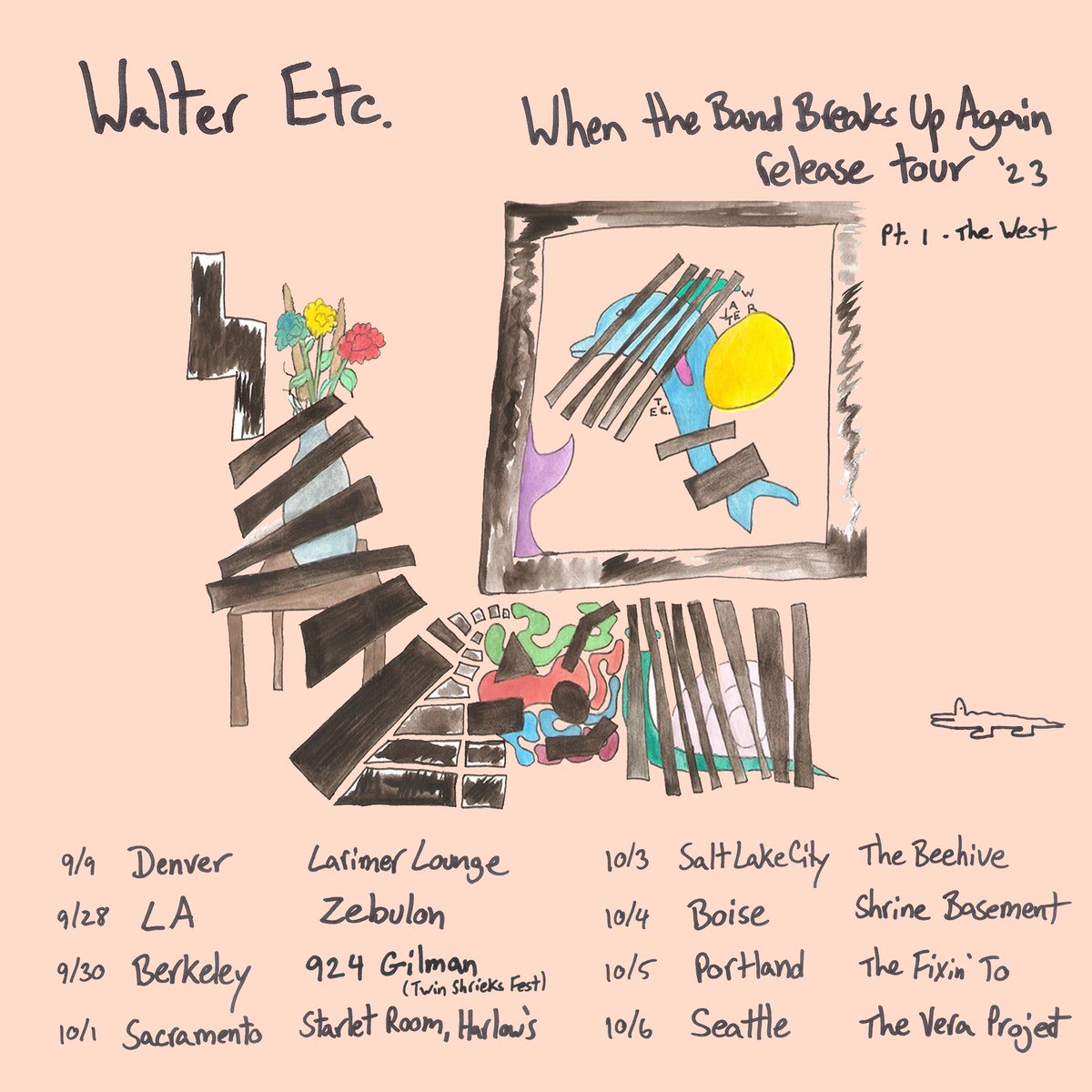 Tour this fall!! Haven’t been to some of these places in a few min. Hmu if you wanna play bass or do merch hehe