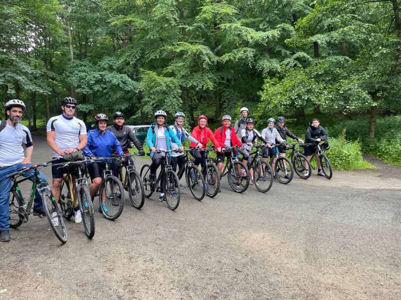 WJFGcomms's tweet photo. 17km cycle ride - done! Well done teams, especially to our colleagues who decided to do the route twice!
@AbelandCole @belazu_co @Jacksons @wellocksfood https://t.co/6RJgxiWLF0