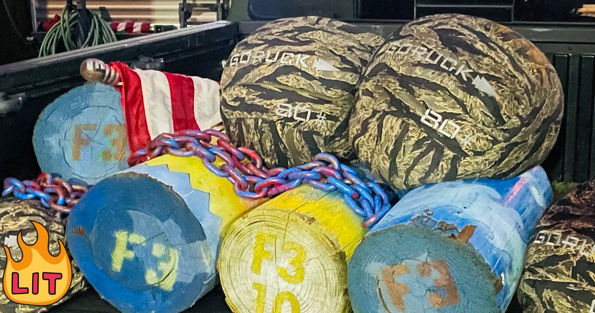 F3Hardcore's tweet photo. Post #HardCore Thursday’s beat-down -> return of the #sandBall wall 💪🏼 and other favorable #HeavyCarry exercises🔥
#GetSwole is tha goal
@F3Metro🛡️Let’s Go! https://t.co/eTIheM0QuY