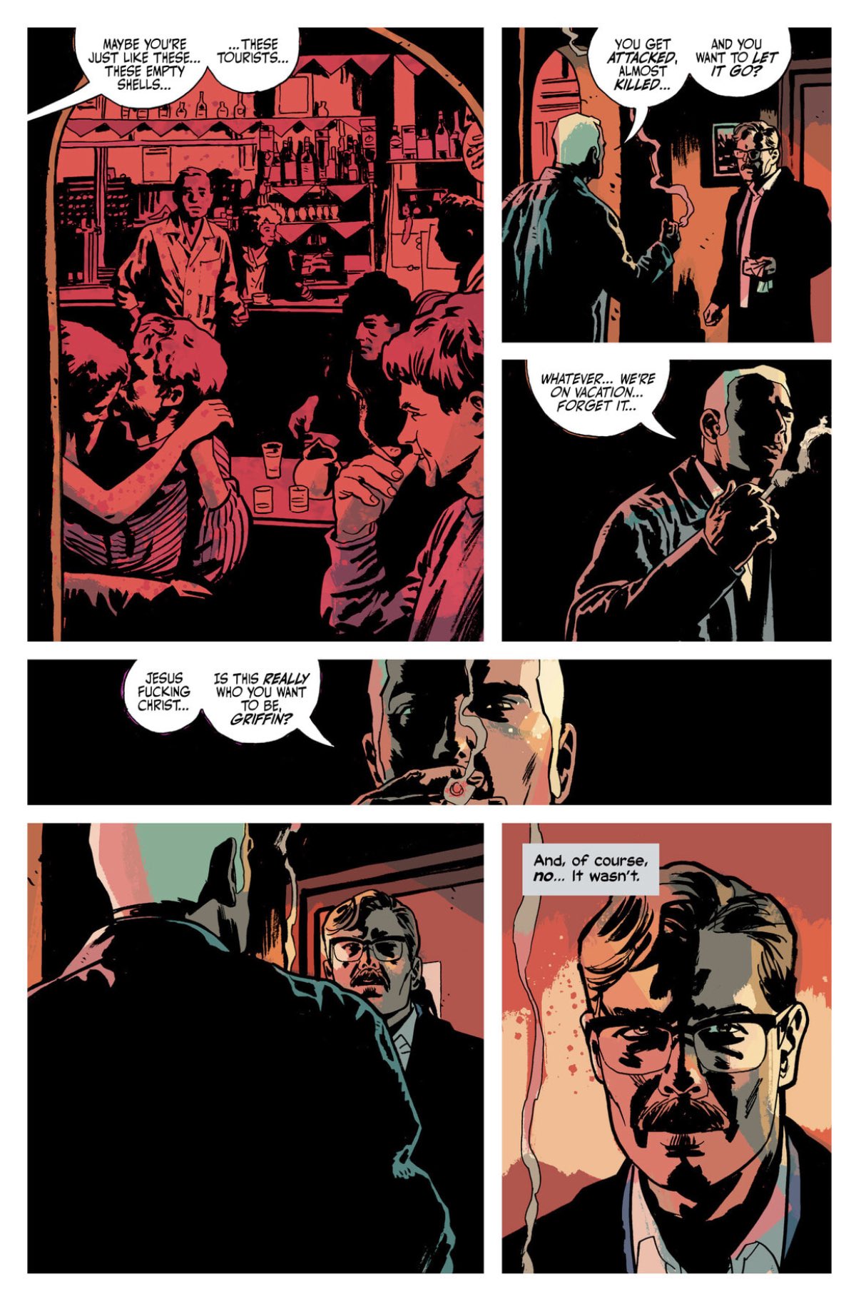 THE COMICS JOURNAL on X: "Night Fever, the newest book from Ed Brubaker & Sean Phillips, is about a man exhausted with his life, chasing sudden thrills abroad. But to Hagai Palevsky @