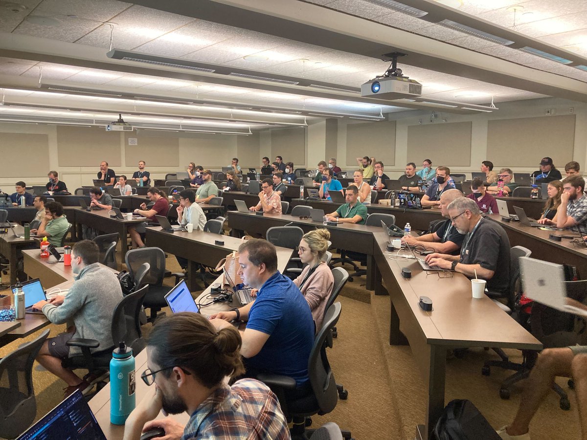 We had a full house yesterday at our Advanced @dask_dev Tutorial during #SciPy2023 day 2! Sending a huge thank you to all of the presenters & attendees.  

@charlesbluca @__jrbourbeau__ @JSignell @ncclementi