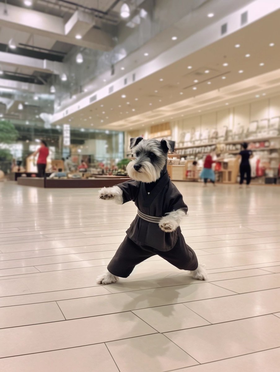 Erin3210's tweet image. Schnauzer little master how you run to the mall to practice kung fu ah, I believe you have the identity of the absolute martial arts. 🐶📷 #dogs #cats #pets #petownership #petfood