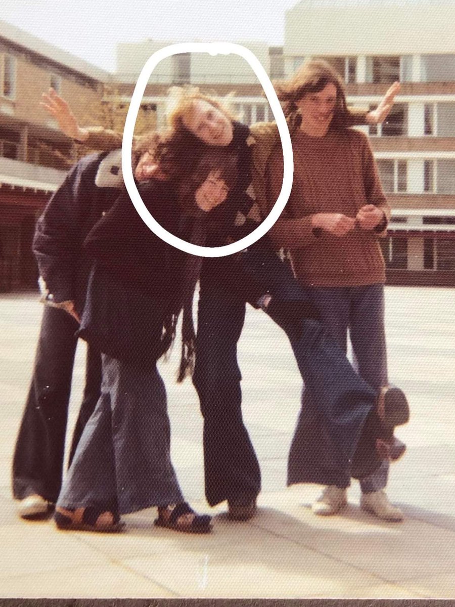 S9Wolf's tweet photo. Hey #Newcastle twitter!. A friend of mine is hoping to find an old university buddy named Paul Thomson (could be Thompson) originally from Newcastle who would have started at #LancasterUniversity in 1974. He had long blond hair and was a trumpet player circled here #NUFC Anyone? https://t.co/corgipnPtu