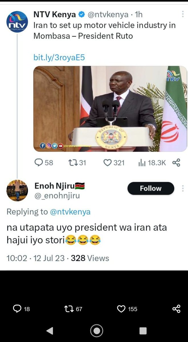 Ruto with more lies .