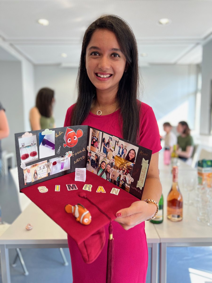 winklhofer_lab's tweet photo. Congrats to Simran for an excellent and very special PhD defense 😀 We are proud of you! @simrangoel19 @IMPRS_LM @SolvationSci @researchschool @RUBMedizin https://t.co/0Sb4tqVrKL