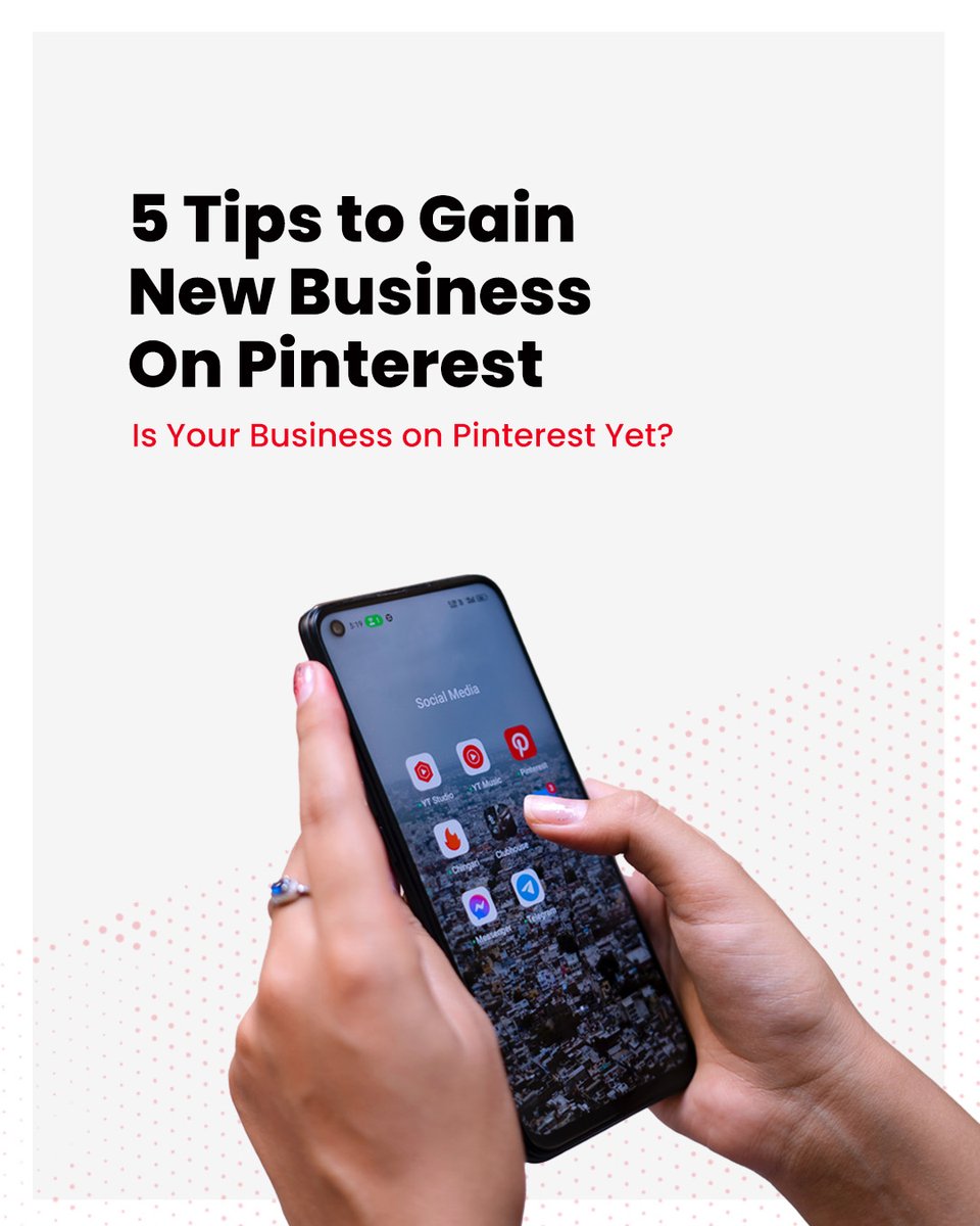 ShoutOutStudio's tweet photo. Is your business on #Pinterest yet?

Many types of businesses (our clients included) are now finding it to be a powerful tool for #LeadGeneration.

Five helpful ways to grow your Pinterest audience to attract potential #NewBusiness: https://t.co/Fi9zZedh5u https://t.co/rpcqImPM7D