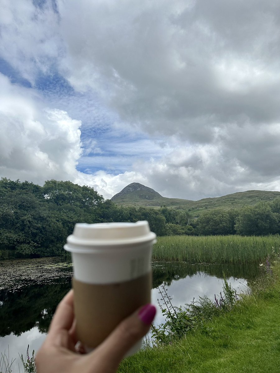 HeyMrsPreston's tweet photo. Making my way through Ireland one shot of espresso at a time #traveljackets https://t.co/U6fgeAtt14