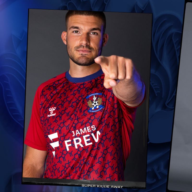 KilmarnockFC's tweet photo. Introducing our 2023/24 away kit, inspired by a local’s discovery which revolutionised the world of medicine 🧬

The chemistry of our kit ⬇️