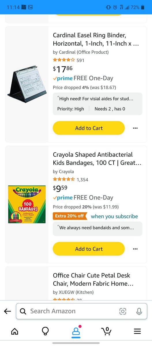 <a href="/ArunaMLepore/">Aruna M. Lepore</a> @MrsTeacher2you <a href="/teafromateacher/">teacher tea #clearthelist</a> <a href="/teachergal_ks/">Kirstin</a> @beekks1 <a href="/WeAreTeachers/">We Are Teachers</a> <a href="/teacher2teacher/">Teacher2Teacher</a> <a href="/Amber19877/">KindergartenRocks</a> <a href="/CatieBrien/">Catie O’Brien</a> <a href="/Serenity2326/">Ms. Betty Jimenez</a> @UtaunaH @Amarysierra5 I teach 2nd grade in California and this is my 10th year of teaching! We go back to school on August 9th so any help with our classroom wish list would be greatly appreciated. Thank you! amazon.com/hz/wishlist/ls…