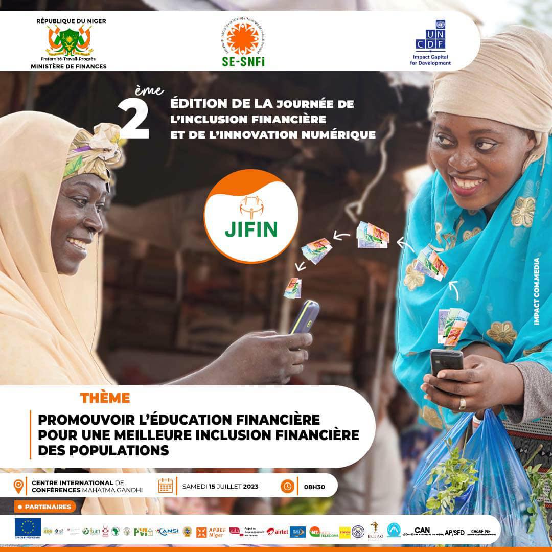 jifin2022's tweet photo. Plus que  3 jours pour  le grand rendez vous de la Finance Numérique au Niger et dont le thème de la #jifin  de cette année est «  Promouvoir l’éducation financière pour une meilleure inclusion financière des populations »
Samedi 15 juillet au centre Mahatma Gandhi. Entrée libre https://t.co/ZOYQMsUcwl