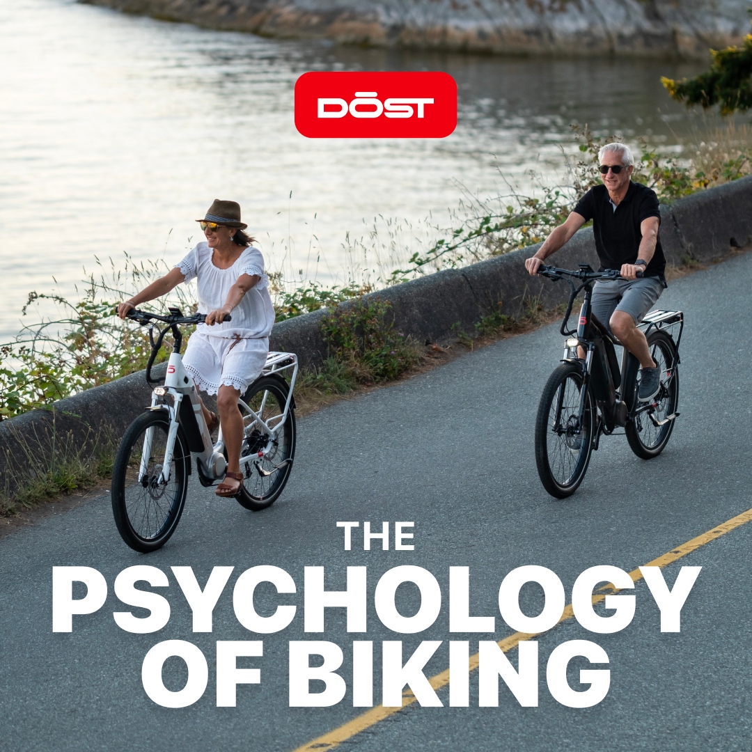 DOSTbikes's tweet photo. Riding a DŌST Bike isn't just good for your body, it's a wellness tool for your mind too! 🚴‍♂️ Join our CEO, Sam, as he unfolds the mental health benefits of ebiking in our new blog. It's time to ride and thrive! #DOSTBikes #MentalHealth #WellnessJourney 👉 https://t.co/3M4mw4fdaa https://t.co/BG9CgM5HCw