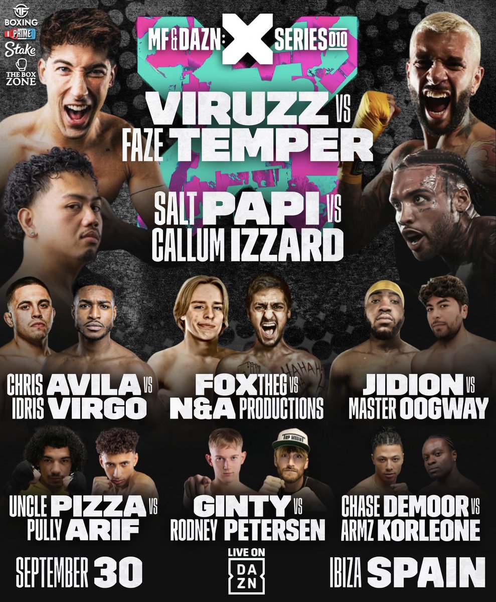 BoxZoneofficial's tweet photo. 🚨𝐂𝐎𝐍𝐂𝐄𝐏𝐓 𝐂𝐀𝐑𝐃🚨
here's my concept card for @MisfitsBoxing's event in Ibiza, Spain‼️🥊💥
Let me know what y'all think of it‼️👊🏻🔥
#MisfitsBoxing #Misfits010 #Ibiza #Viruzz #FazeTemper #DAZN #boxing #fyp https://t.co/iV7Mwf2ceb
