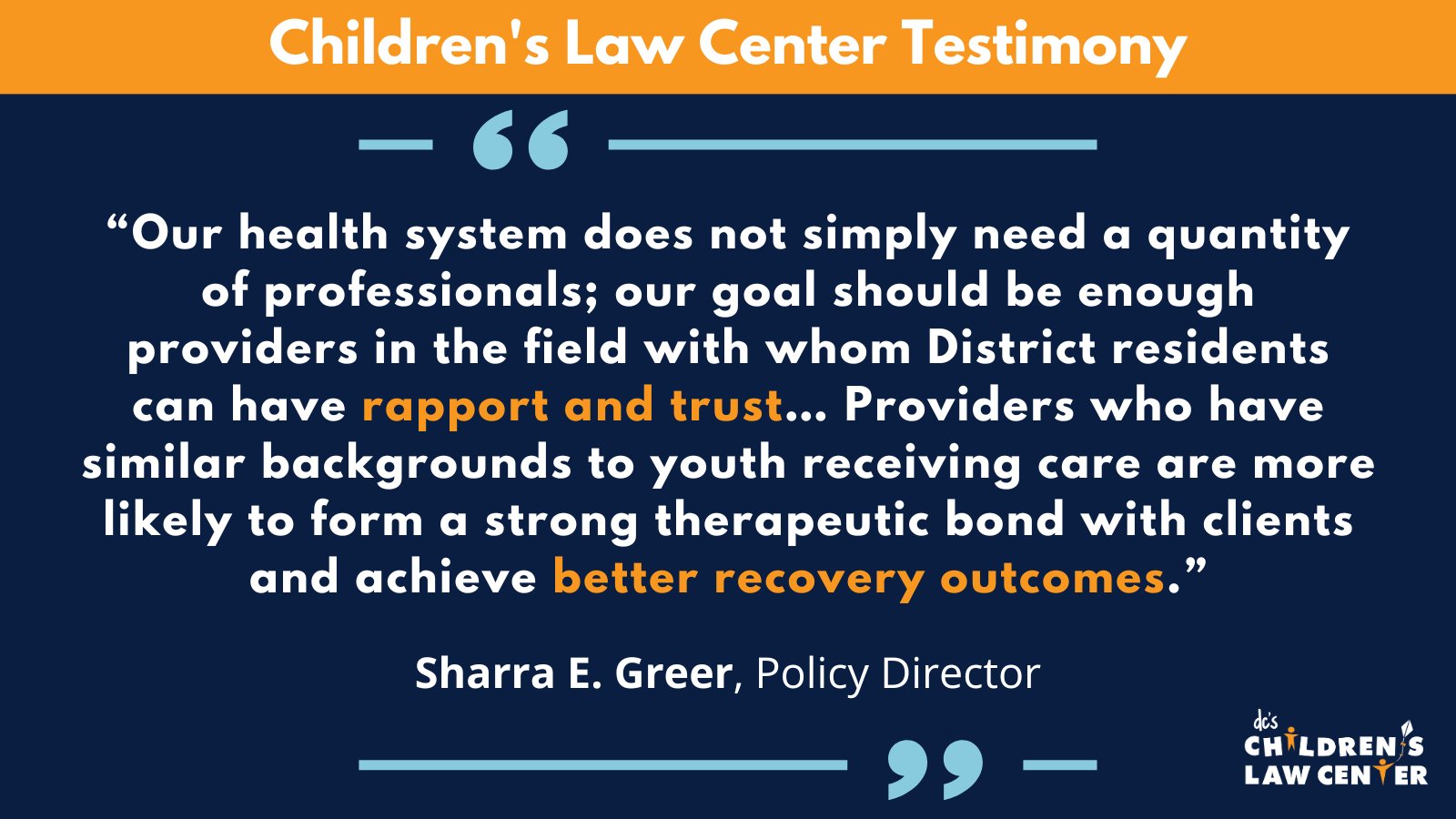 Children's Law Center on Twitter "udc_edu CMRobertWhiteDC We thank
