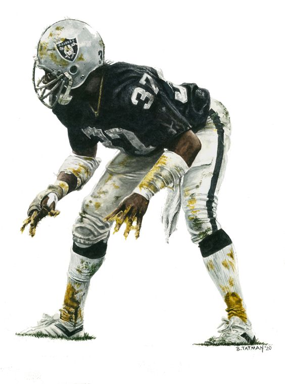 2024 Hall of Fame semifinalist
#NFLart Lester Hayes art: Bruce Tatman