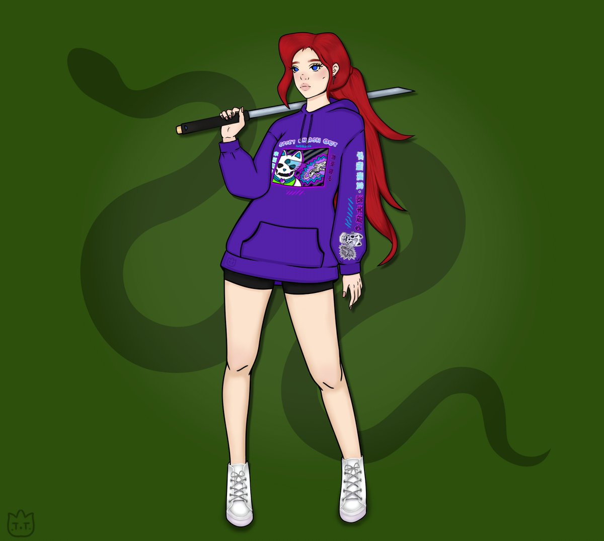 TibiDraws's tweet photo. Katana + Hat Arc = (⁠ ⁠ꈍ⁠ᴗ⁠ꈍ⁠)
#nopixelfanart @Sugoi_Ash https://t.co/UGsnjvoPo2